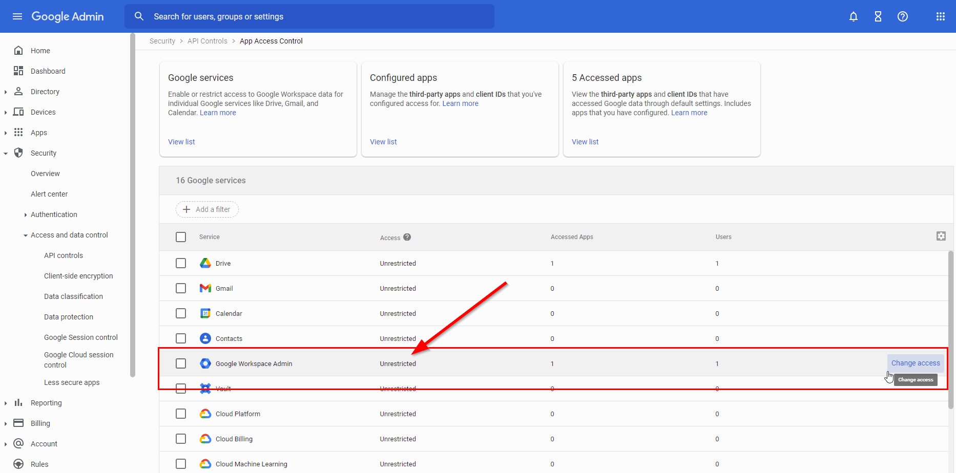 Setup instructions for Google Workspace Saas Alerts