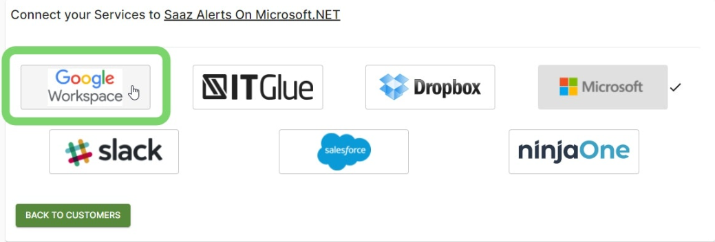 Setup instructions for Google Workspace – Saas Alerts